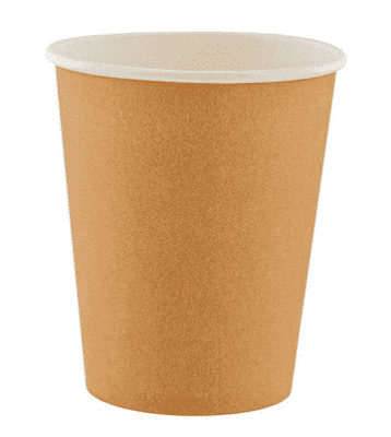 Стакан 250 мл d-80 бумажный крафт