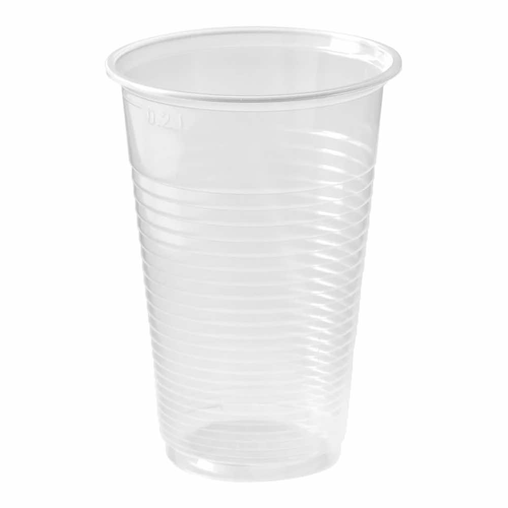 Стакан 200 мл d-70 прозрачный эконом ПП