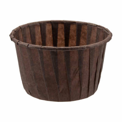 Форма-бумажная-кругл-d-50-h-40-коричневая-Гуслица