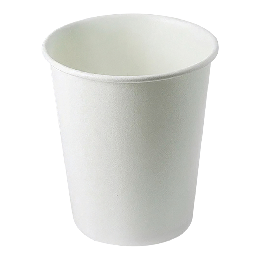 Стакан 250 мл d-80 бумажный белый