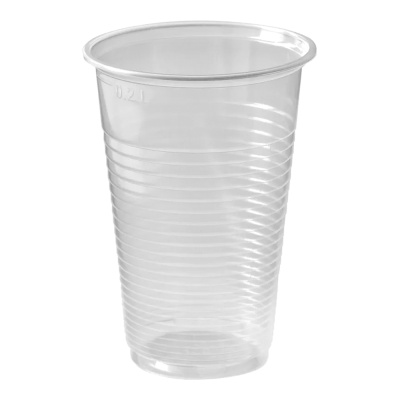 Стакан ПП 200 мл d-70 прозрачный премиум