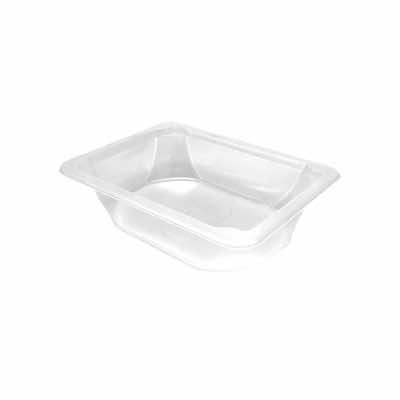 Лоток под запайку 147х109х36 без ребер прозрачный НОТ