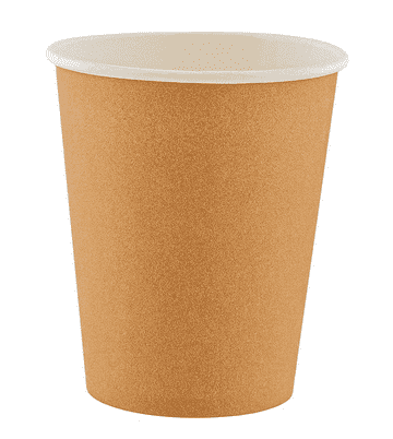 Стакан 250 мл d-80 бумажный крафт
