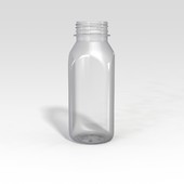 утылка ПЭТ 0,5 л (бцв.) широкое горлышко квадратная без крышки плотная