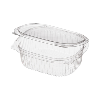 Контейнер овал 500 мл 159х130х56 прозрачный с прозр крышкой РКС-500