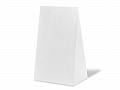 Пакет бумажный 120х80х200 белый 65 гр. прямоугольное дно