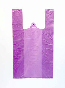 Пакет-майка ПНД 24х44=9 фиолетовая